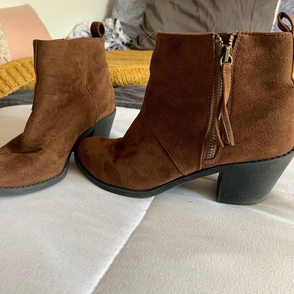 Forever 21 Brown Heel boots